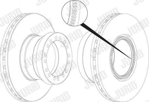 Brzdový kotouč 569128J