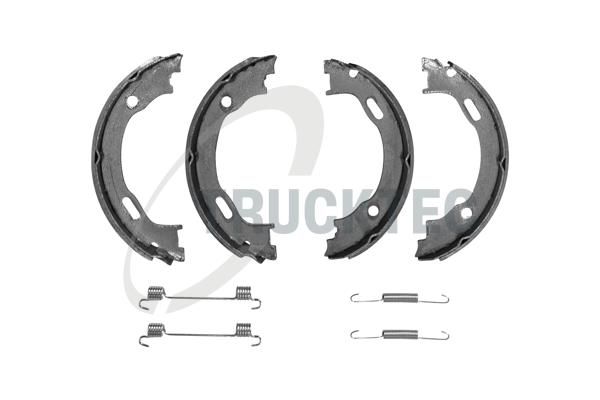 TRUCKTEC AUTOMOTIVE 02.35.227 - Stovėjimo stabdžio trinkelių komplektas