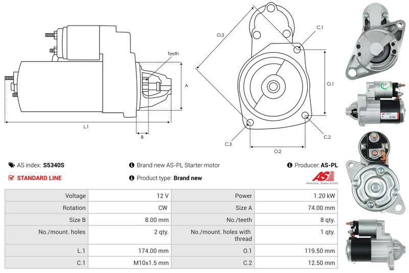 AS-PL S5340S Starter