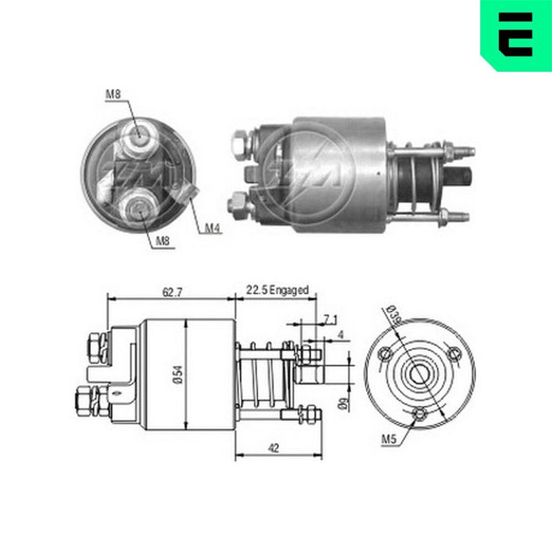 Магнітний перемикач, стартер, Era ZM5395