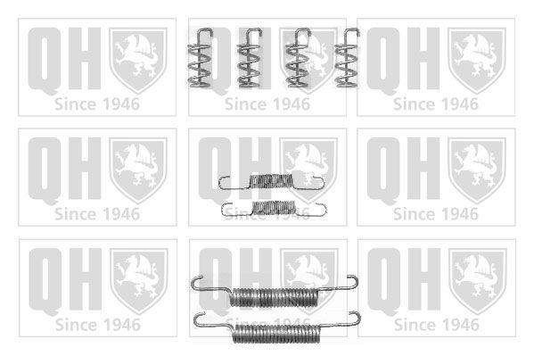 QUINTON HAZELL tartozékkészlet, rögzítőfék pofa BFK466