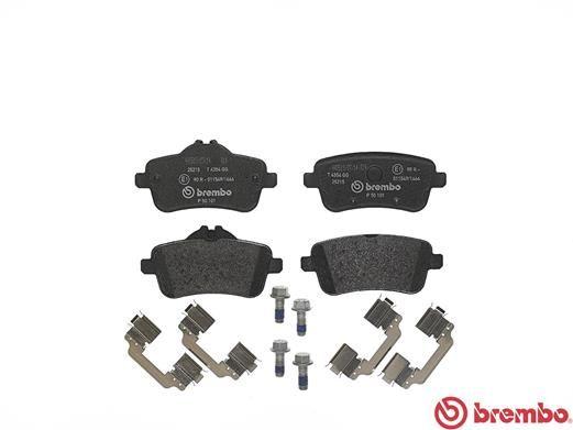 Комплект гальмівних накладок, дискове гальмо, Brembo P50101