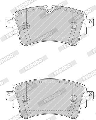 FERODO FDB4617 Brake Pad Set, disc brake