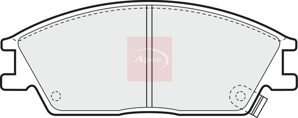 APEC Brake Pad Set, disc brake PAD705