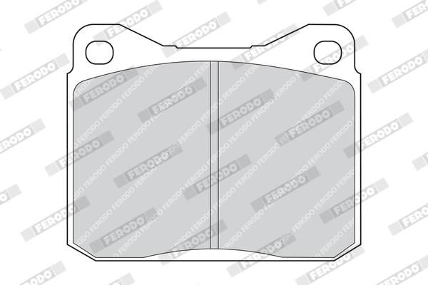 FERODO FVR129 Brake Pad Set, disc brake