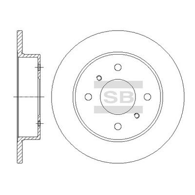 Гальмівний диск, Hi-Q SD4236