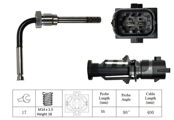 LEMARK Sensor, exhaust gas temperature LXT040
