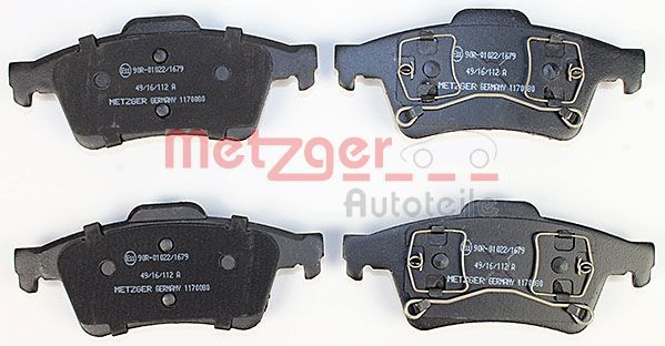 METZGER 1170080 Brake Pad Set, disc brake