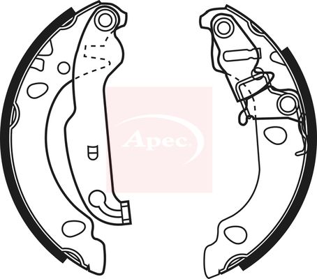 APEC Brake Shoe Set SHU636