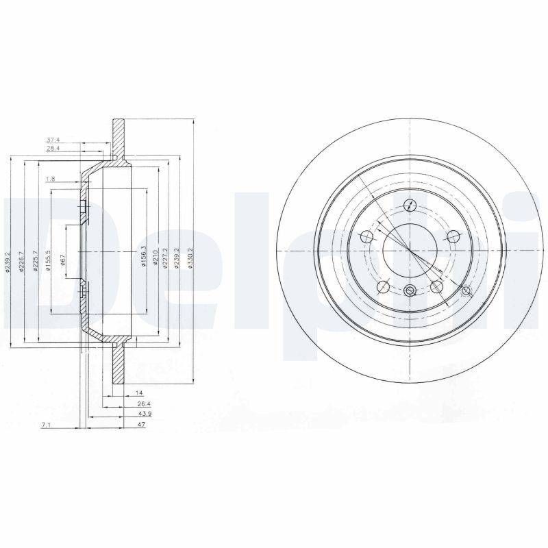 Delphi Brake Disc BG4031