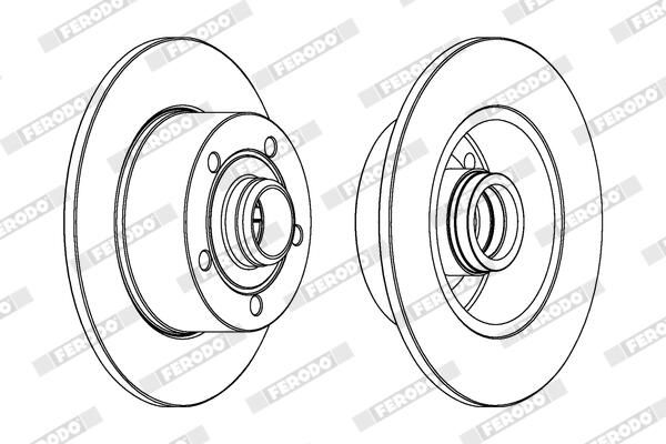 FERODO DDF830C-1 Brake Disc