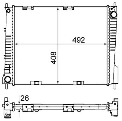 Product Image - Radiateur - CR841000S - MAHLE