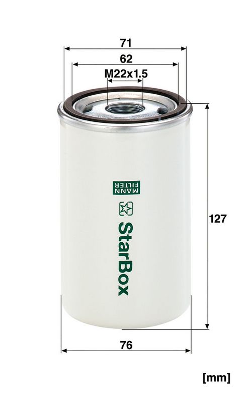 MANN-FILTER LB719/20 Filter, compressed air technology