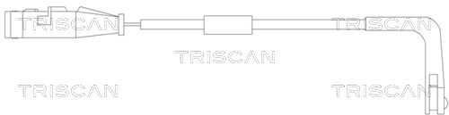 TRISCAN figyelmezető kontaktus, fékbetétkopás 8115 24020