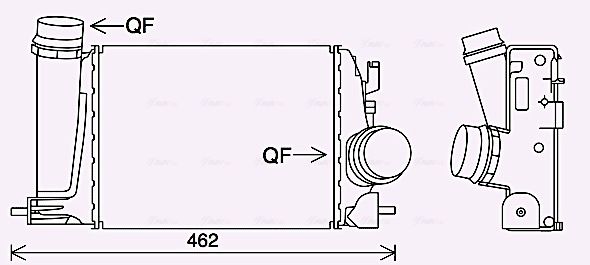 Охолоджувач наддувального повітря, Ava DN4451