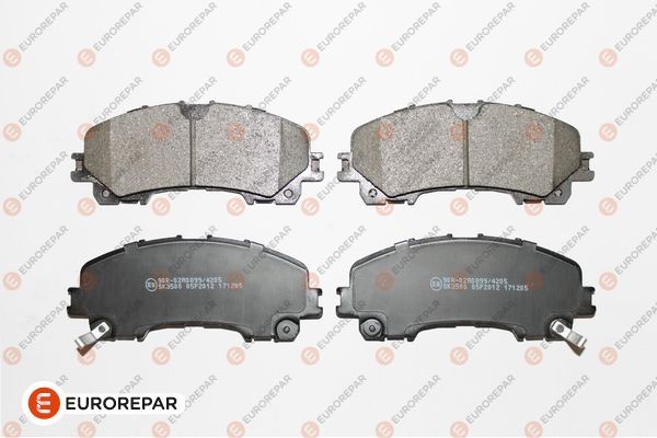 EUROREPAR NISSAN колодки тормозной передний X-Trail 1.6dCi 13-,Infiniti Q50