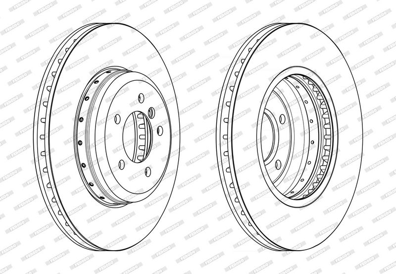 Disc frana DDF2616VC-1 FERODO