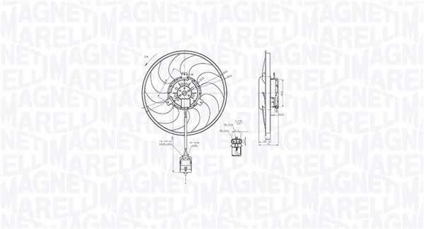 MAGNETI MARELLI ventilátor, motorhűtés 069422860010