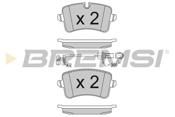 Гальмівні колодки зад. Audi A6 10- (TRW)