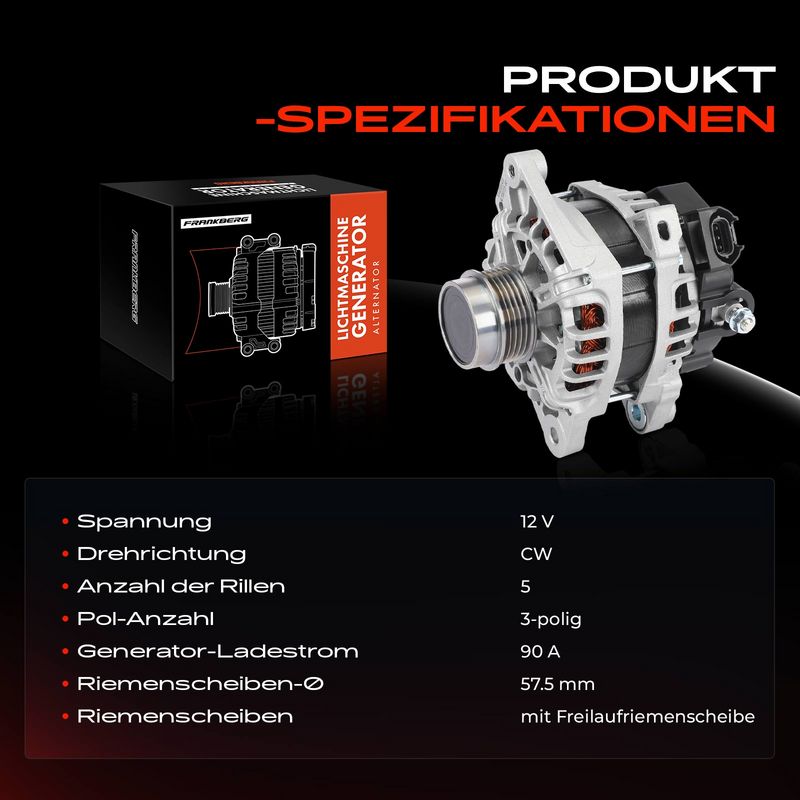 Frankberg 5481FB0032241 Alternator