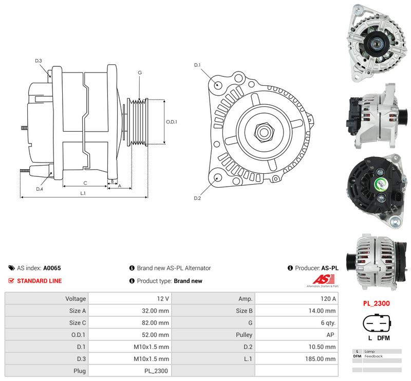 Generaator, AS-PL A0065