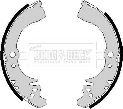 BORG & BECK fékpofakészlet BBS6139