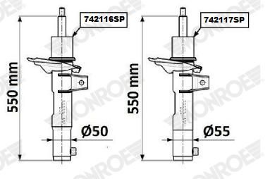 MONROE 742117SP Shock Absorber