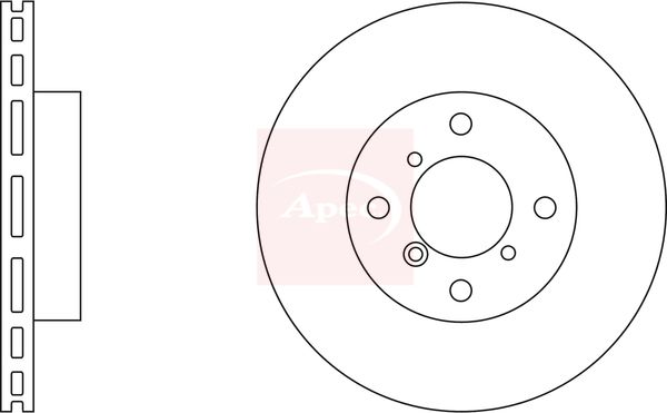 APEC Brake Disc DSK2073