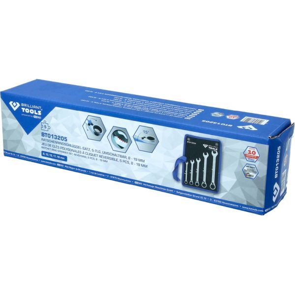 KS TOOLS BT013205 Ratchet Ring Spanner