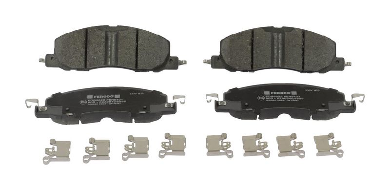 Bremsbelagsatz, Scheibenbremse