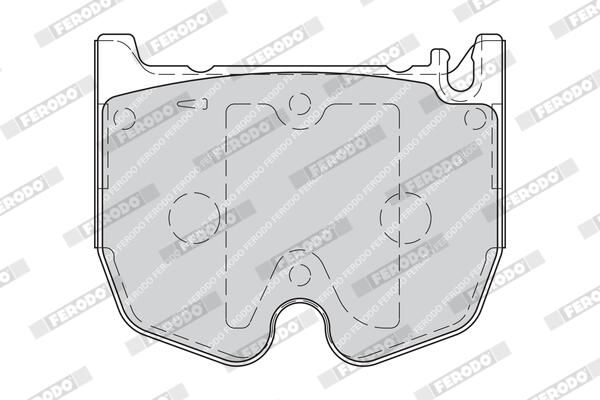 FERODO FDB1810 Brake Pad Set, disc brake