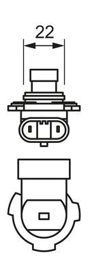 BOSCH ECO HIR2 12V 55W автолампа