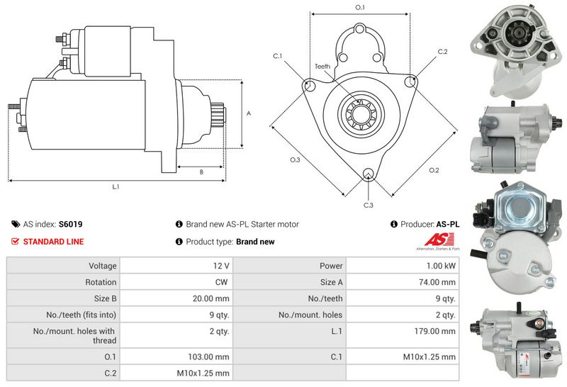 AS-PL S6019 Starter