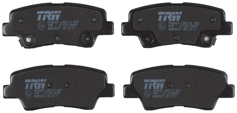 TRW GDB3537 Brake Pad Set, disc brake
