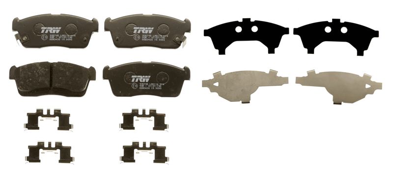 Комплект гальмівних накладок, дискове гальмо, Trw GDB3430