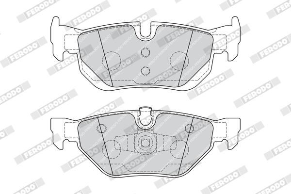 FERODO FDB1807 Brake Pad Set, disc brake