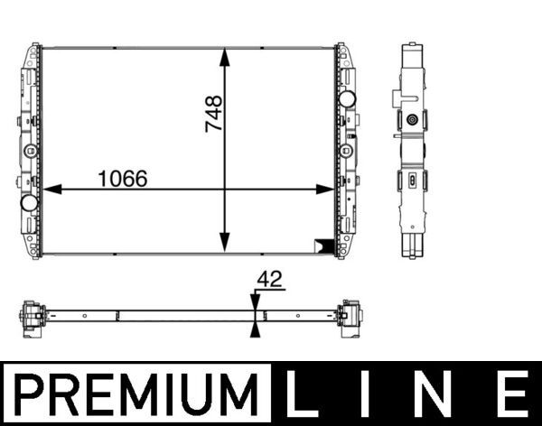 Product Image - Radiateur - CR688001P - MAHLE