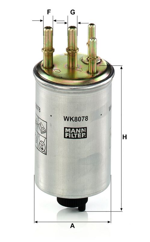 Kütusefilter, MANN-FILTER WK 8078