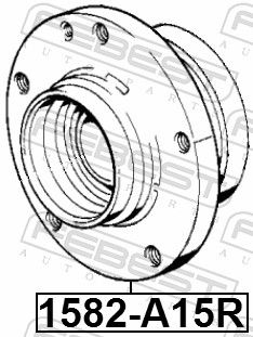 FEBEST 1582-A15R Wheel Hub