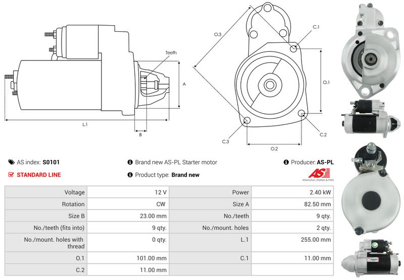 Starter, AS-PL S0101