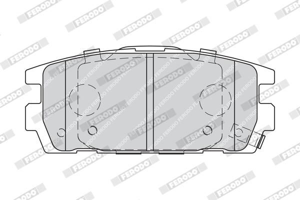 FERODO Plaquettes de frein à disque FDB1841