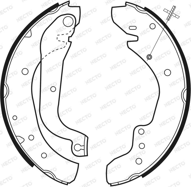 Juego de zapatas de frenos
