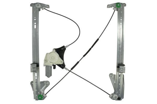 Raamregelaar Links, elektrisch, met motor (2 pinnen) past: MERCEDES ACTROS MP2 / MP3, ACTROS MP4 / MP5 10.02-
