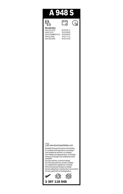 BOSCH 3 397 118 948 Wiper Blade