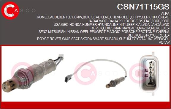 SONDA LAMBDA CASCO CSN71T15GS