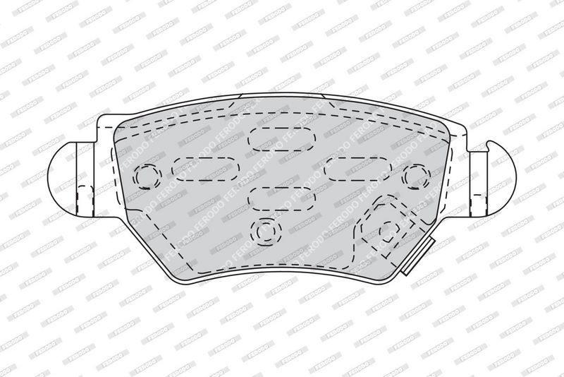 FERODO Plaquettes de frein à disque FDB1294