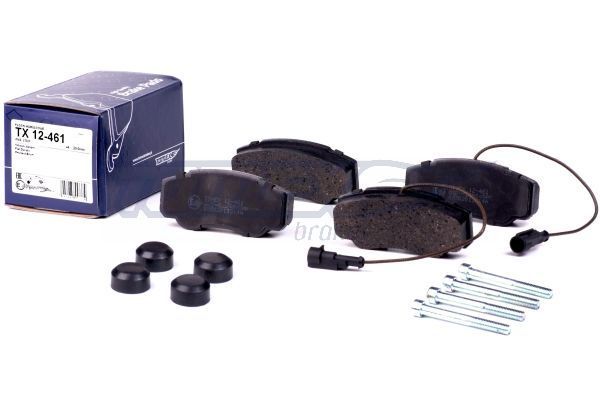 TOMEX Brakes TX 12-461 Stabdžių trinkelių rinkinys, diskinis stabdys