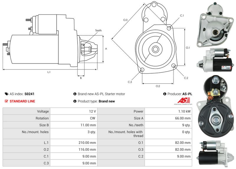 AS-PL S0241 Starter