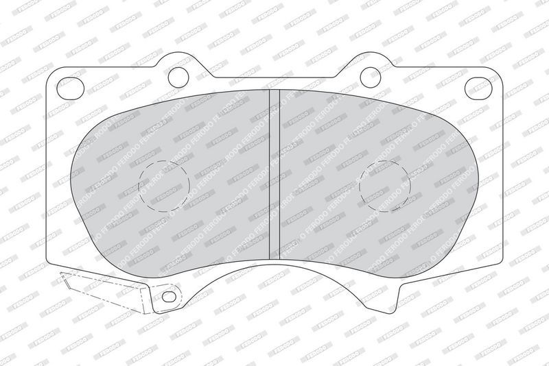 FERODO Plaquettes de frein à disque FDB1698