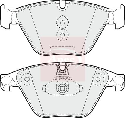 APEC Brake Pad Set, disc brake PAD1919